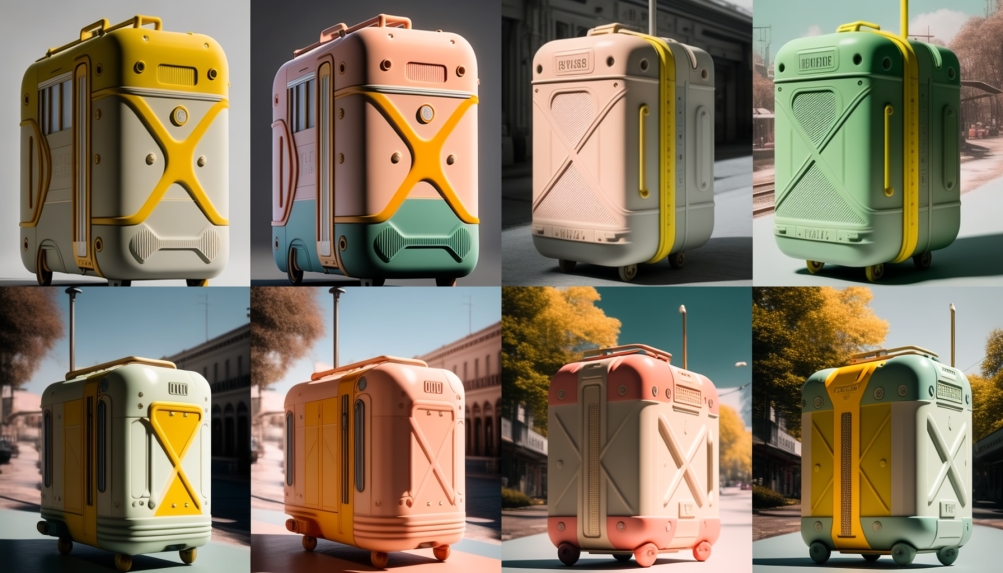 trunk，ai，travel，color，Morandi，