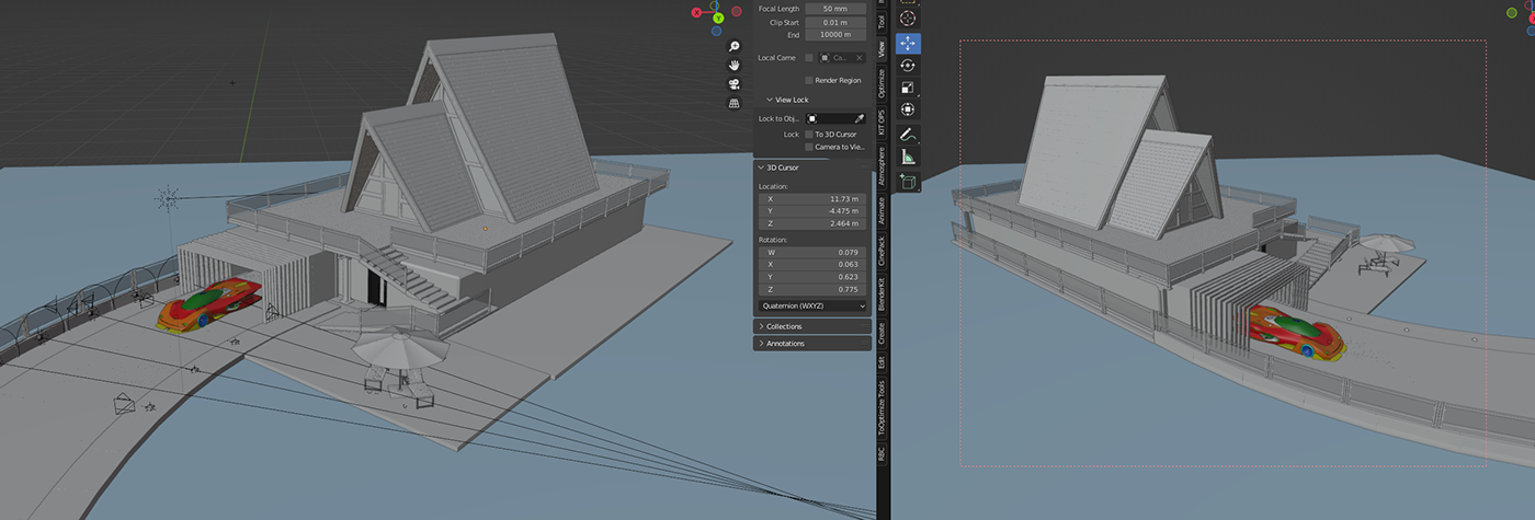 automobile，3d，Render，Ferrari，