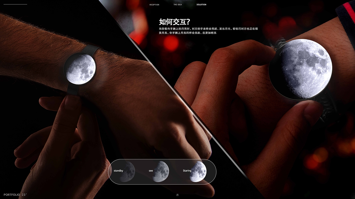 Wrist watch，month，traditional culture，Cultural and creative products，
