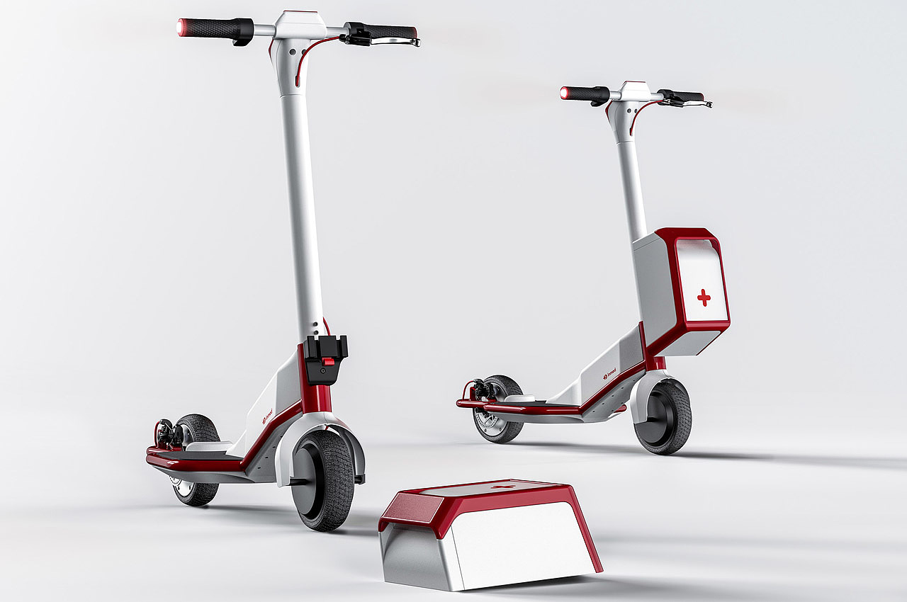 Scooter，first aid，meet an emergency，