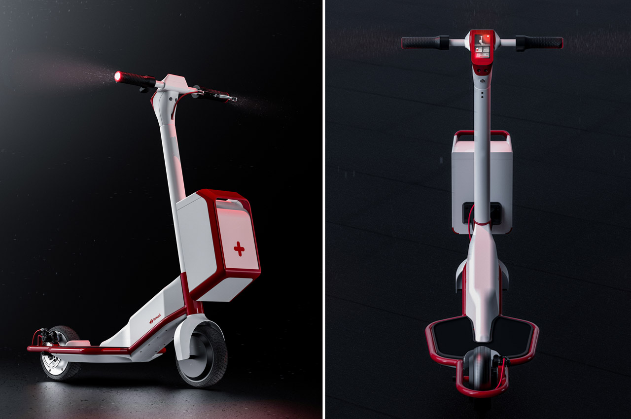 Scooter，first aid，meet an emergency，