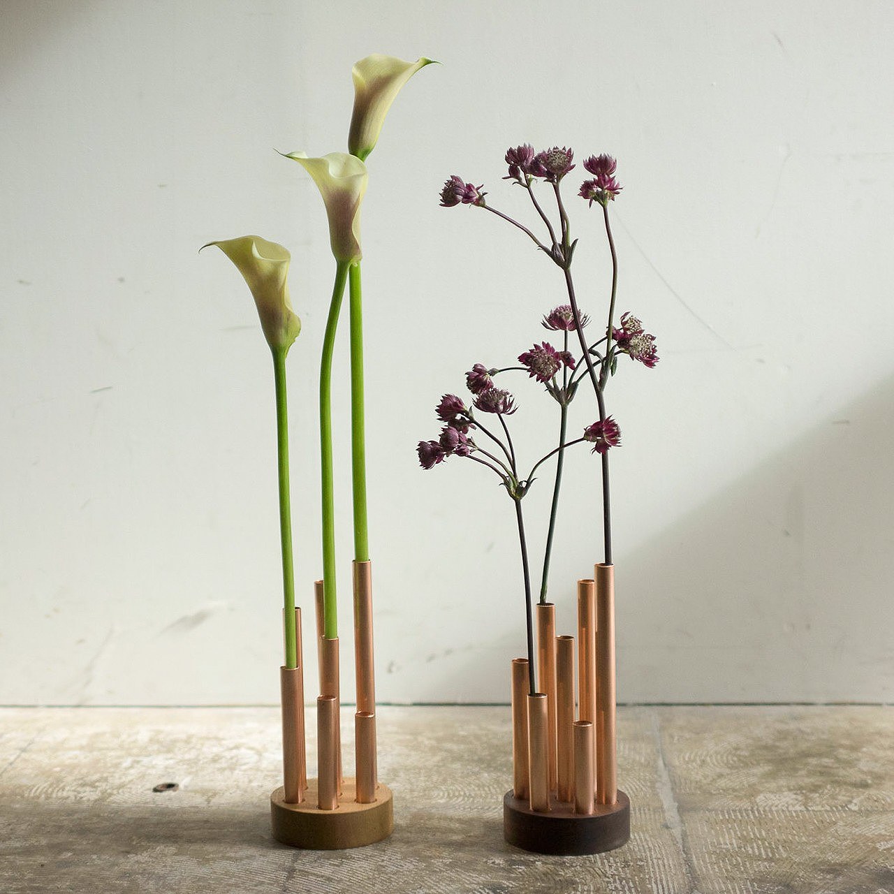 vase，Copper tube，flower arrangement，