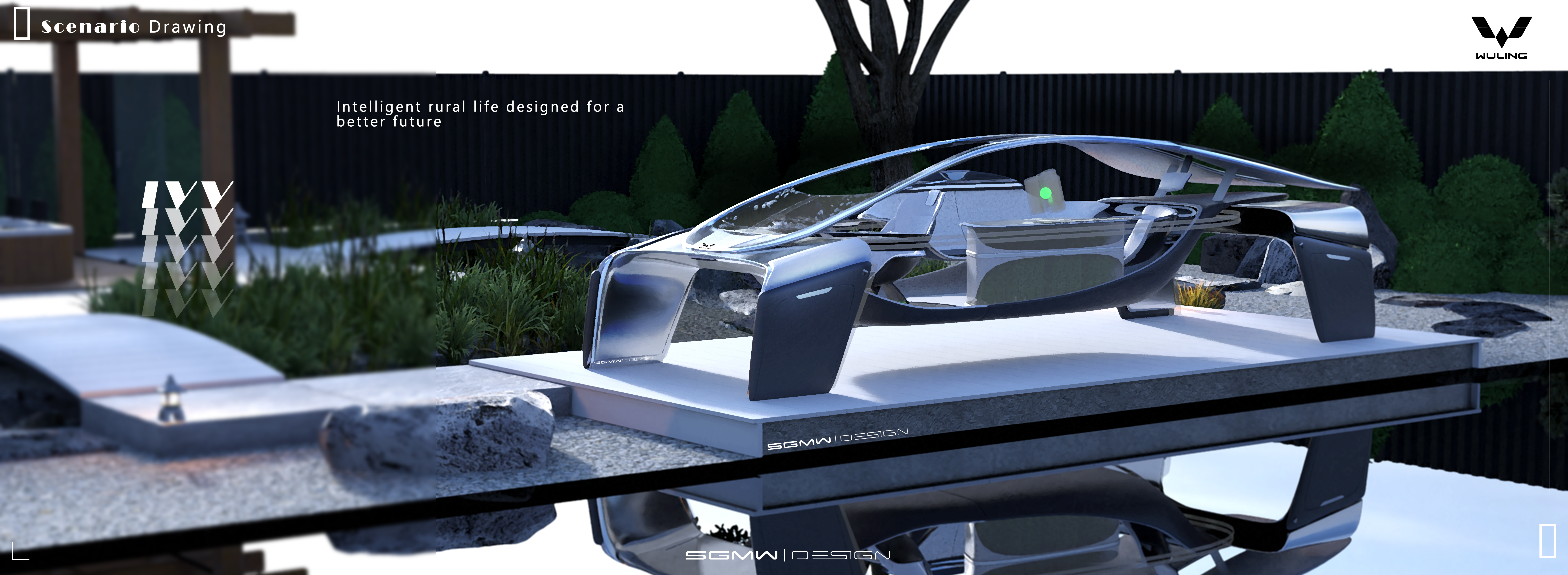 Concept car design，vehicle，Smart village，Graduation project，