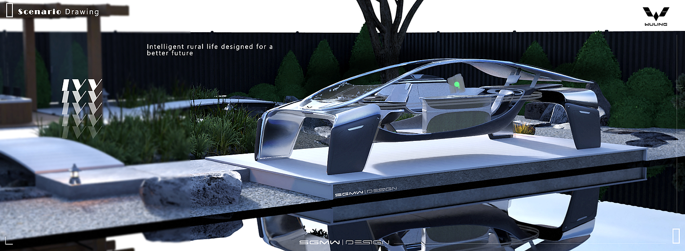 Concept car design，vehicle，Smart village，Graduation project，