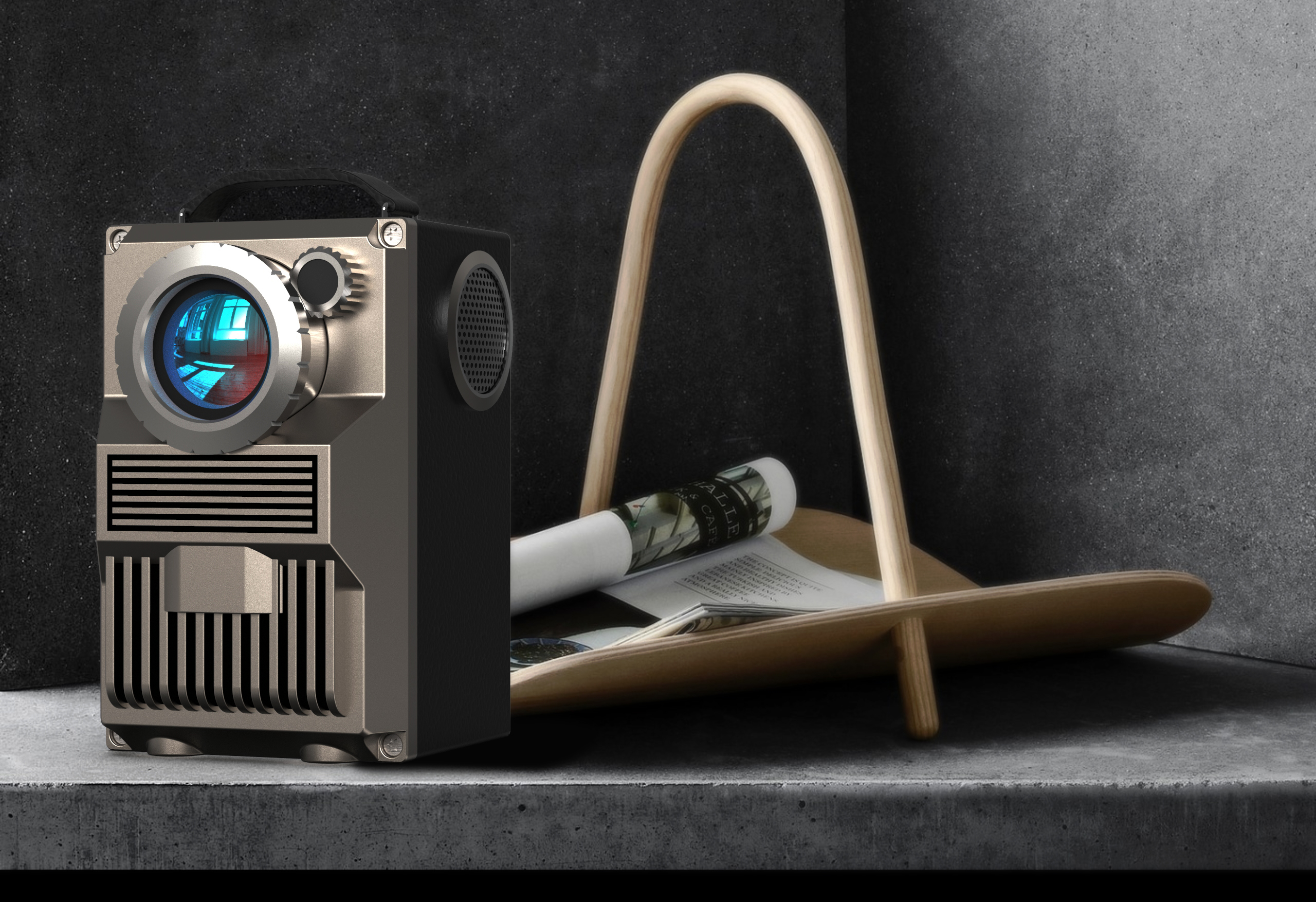 Projector retro retro miniature projection，