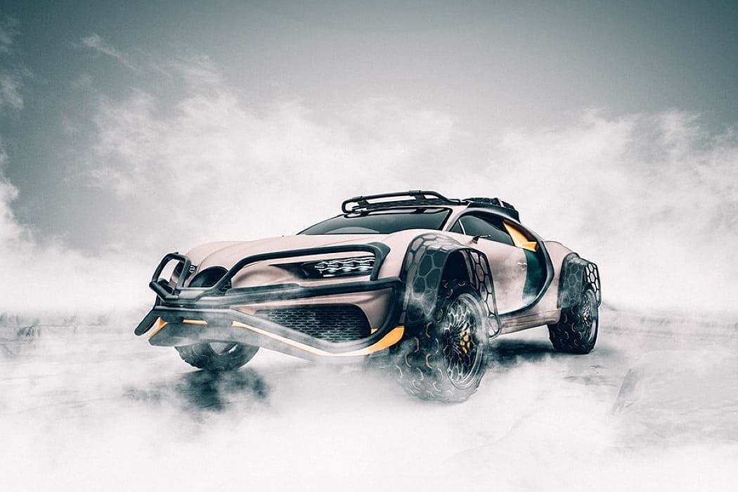 concept，Bugatti，Off-road vehicle，Cool，Appearance design，