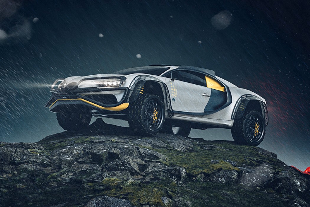 concept，Bugatti，Off-road vehicle，Cool，Appearance design，