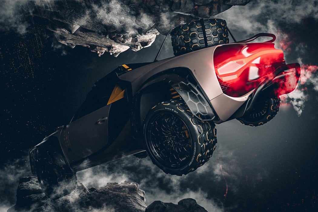 concept，Bugatti，Off-road vehicle，Cool，Appearance design，