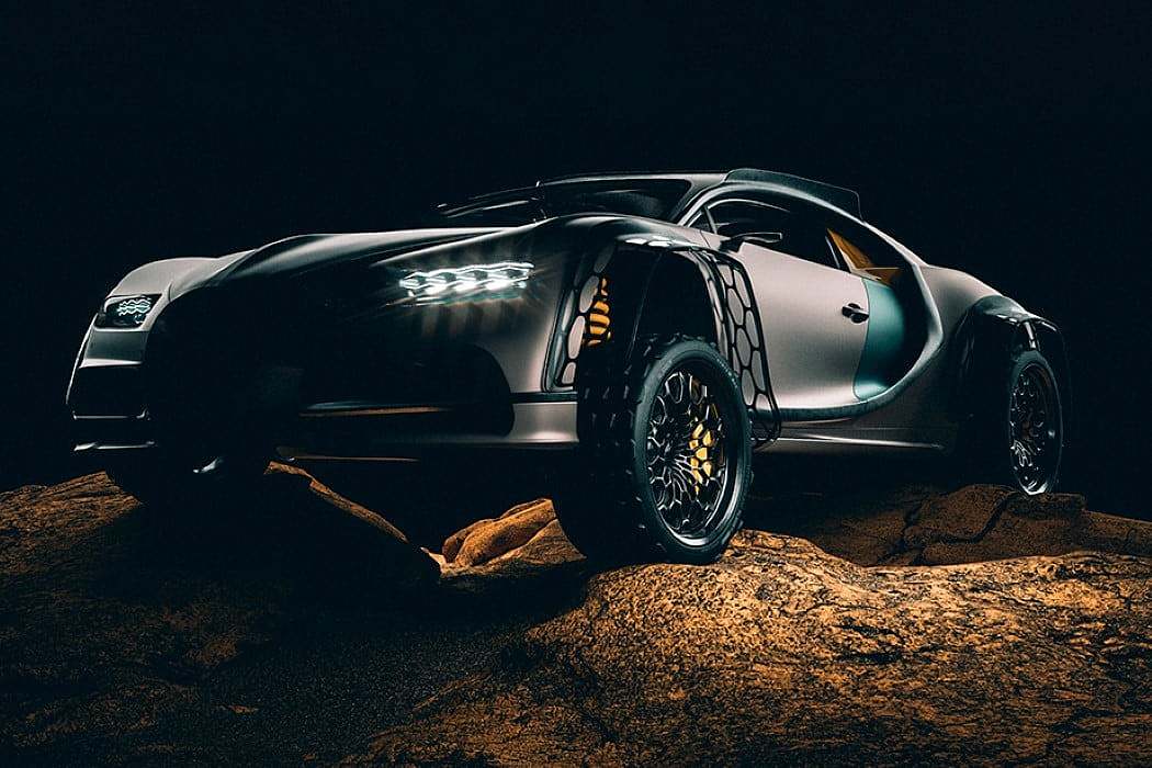 concept，Bugatti，Off-road vehicle，Cool，Appearance design，