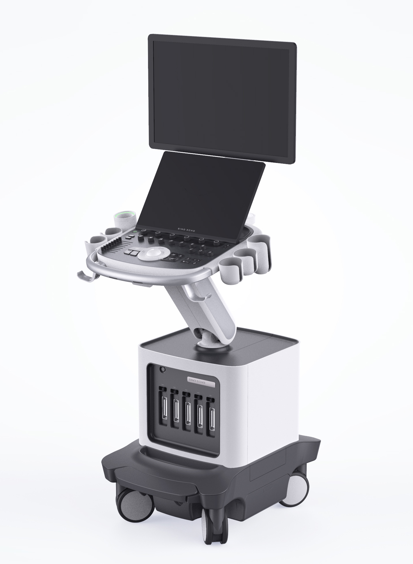 Asymmetric design，Medical products，user friendly design，medical apparatus and instruments，color ultrasound machine，Medical equipment，Warm technology，