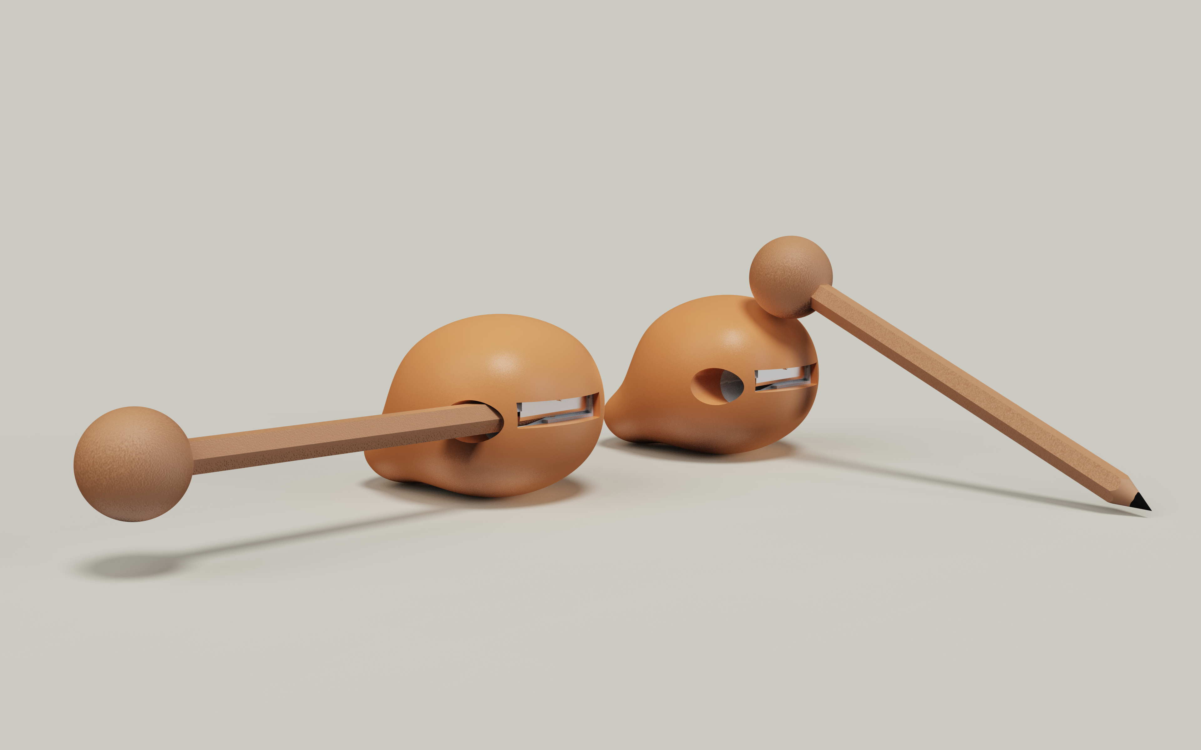 Stationery，to work in an office，Wooden fish，pencil sharpener，