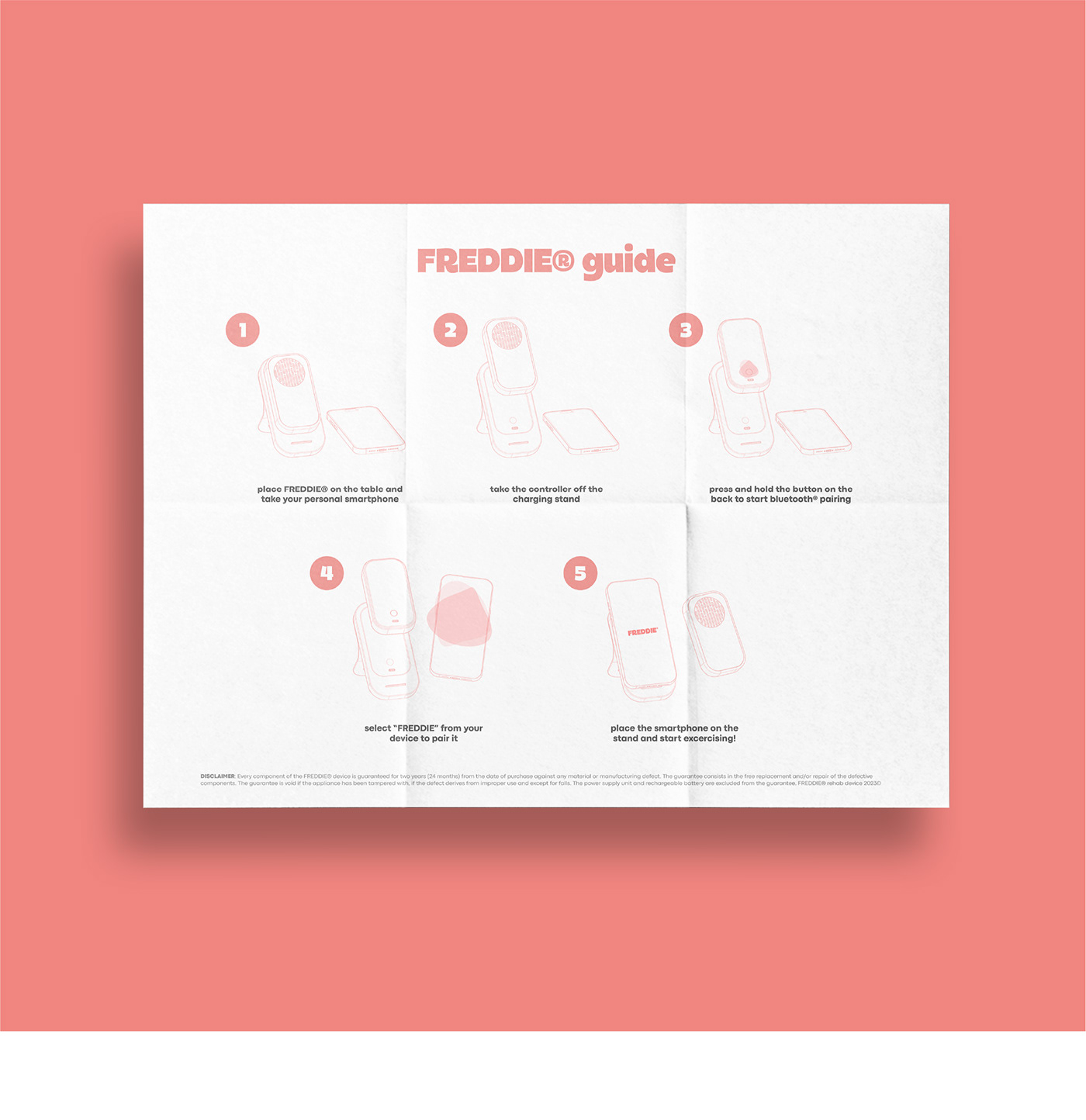 product design，Interactive products，FREDDIE，Health recovery guide machine，