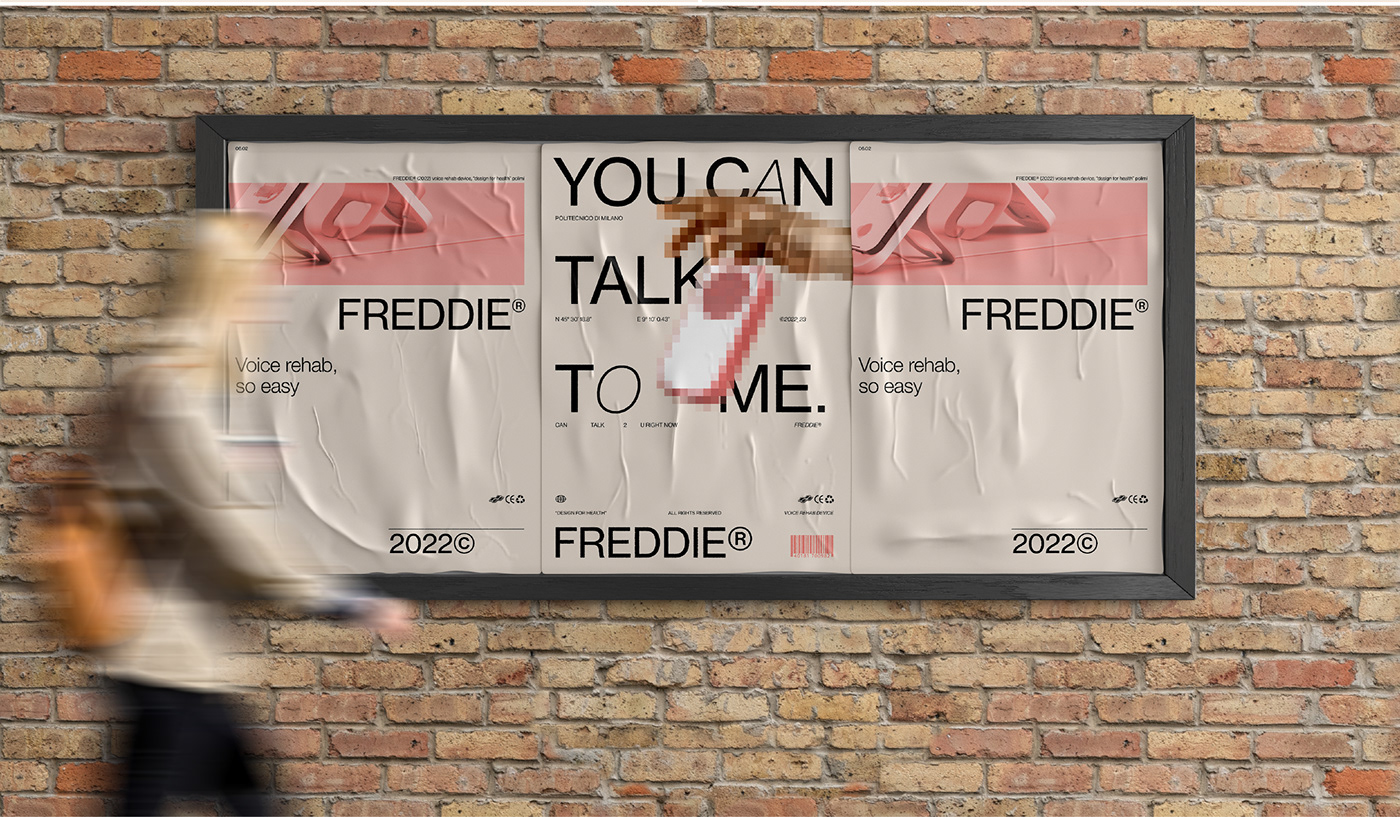 product design，Interactive products，FREDDIE，Health recovery guide machine，