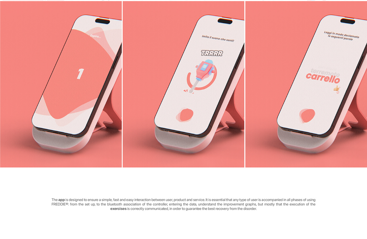 product design，Interactive products，FREDDIE，Health recovery guide machine，