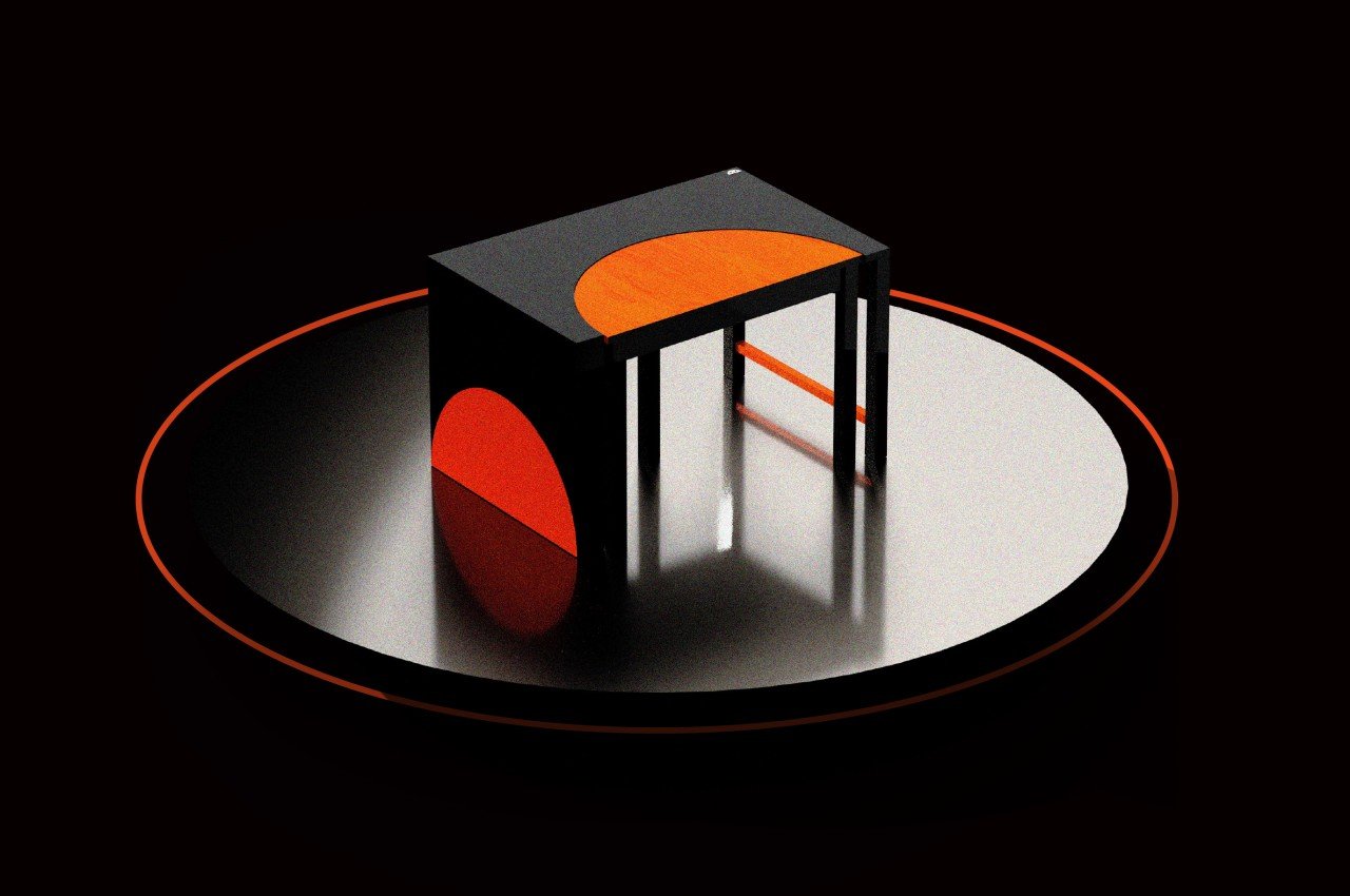 Side table，rotate，desk，table，Appearance design，