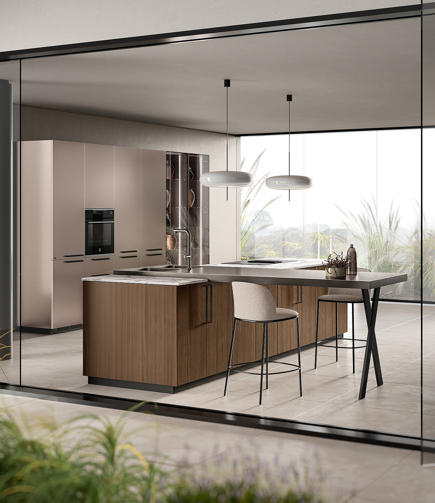 kitchen，a living room，bedroom，Architectural design，Appearance design，