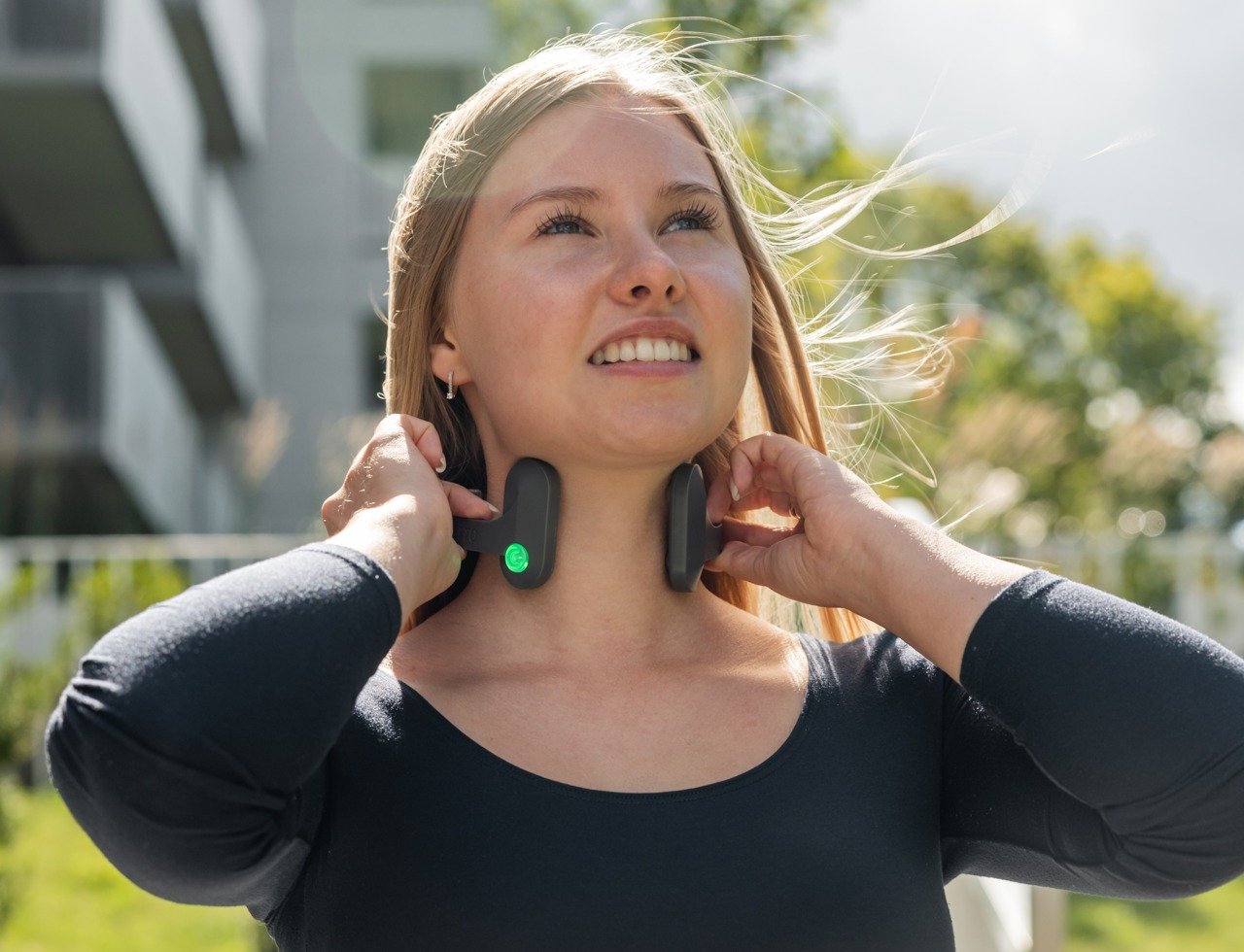 Neck strap，science and technology，Help sleep，intelligence，product design，Appearance design，