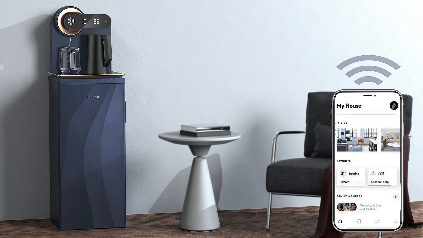 Tea bar machine，household electrical appliances，Appearance design，Product definition，