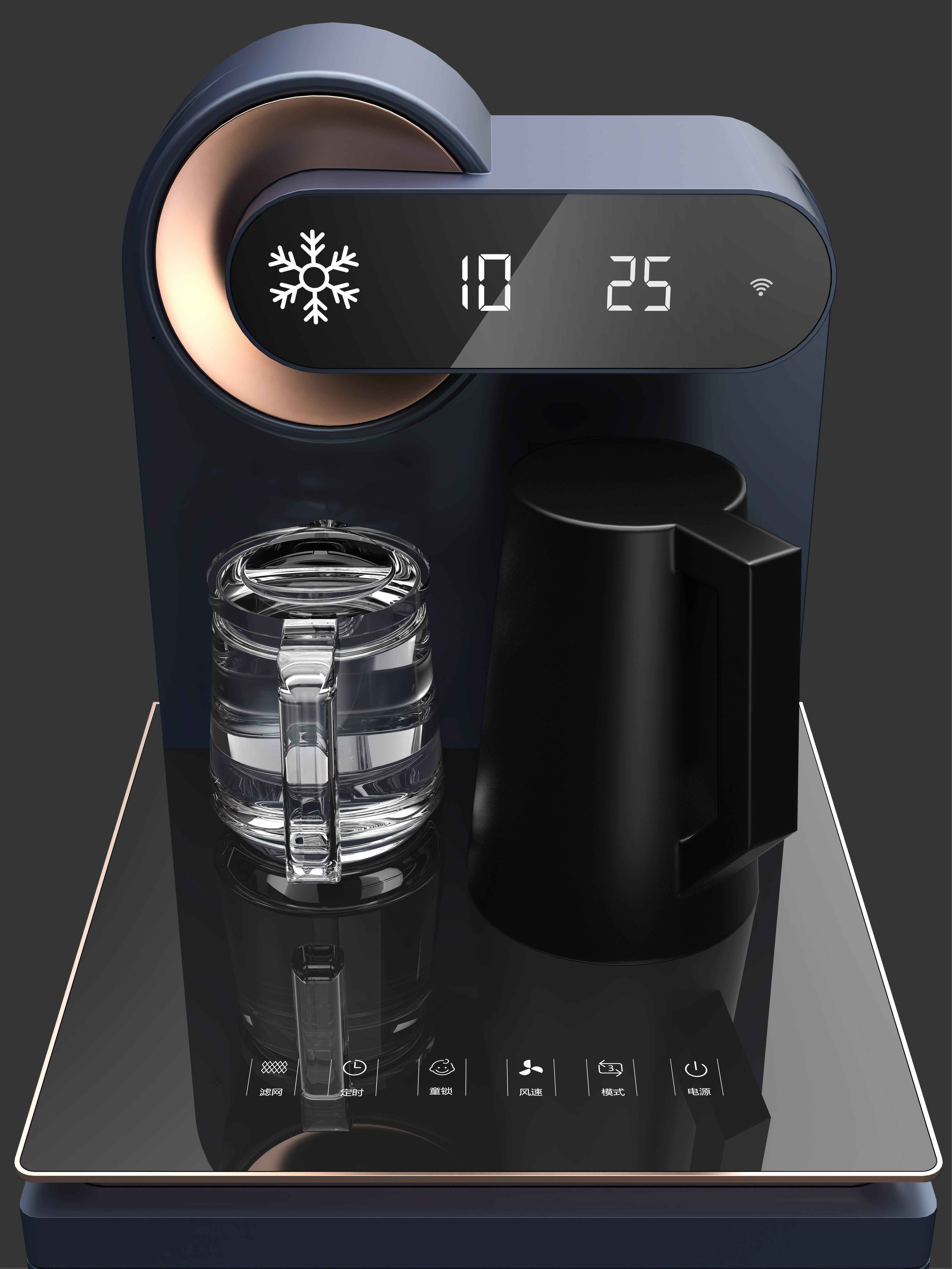 Tea bar machine，household electrical appliances，Appearance design，Product definition，