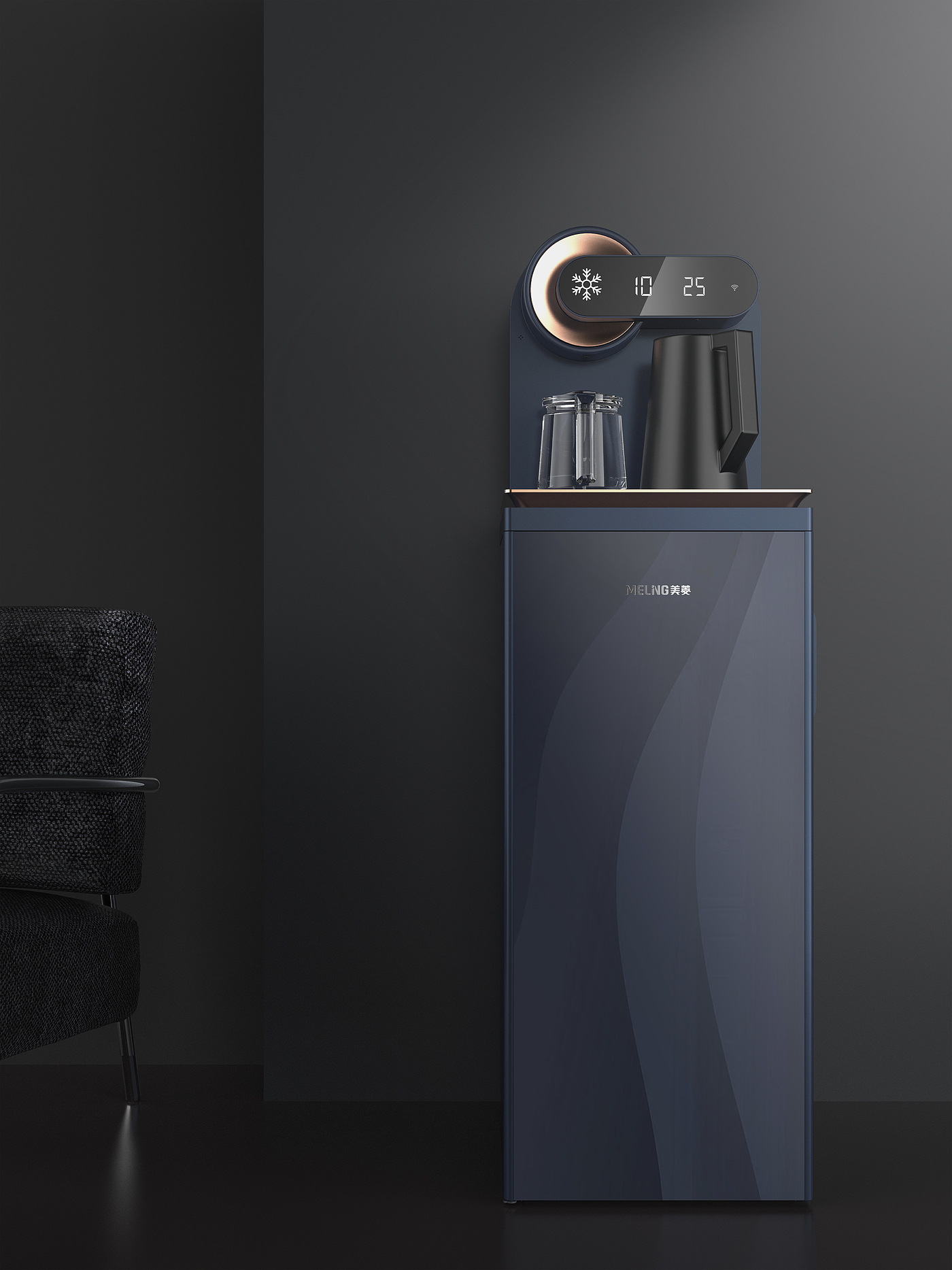 Tea bar machine，household electrical appliances，Appearance design，Product definition，