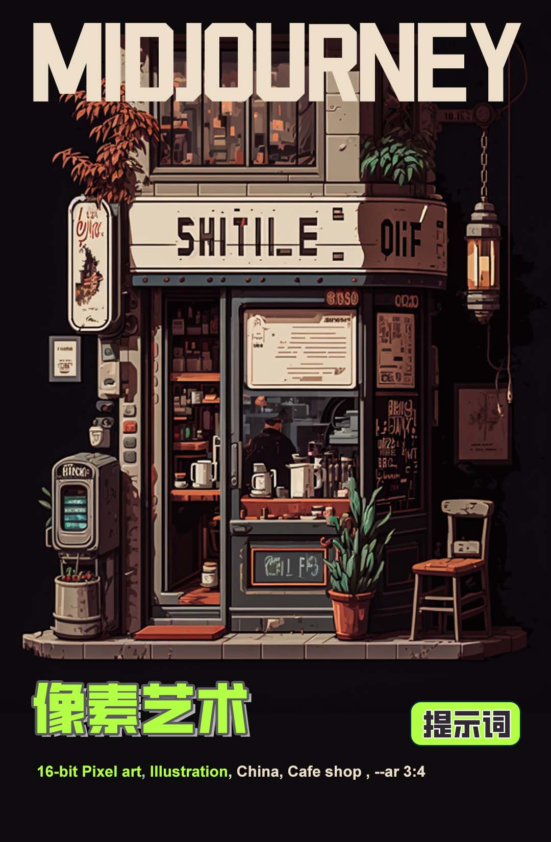 midjourney，ai，AI illustration，artificial intelligence，Pixel Art，