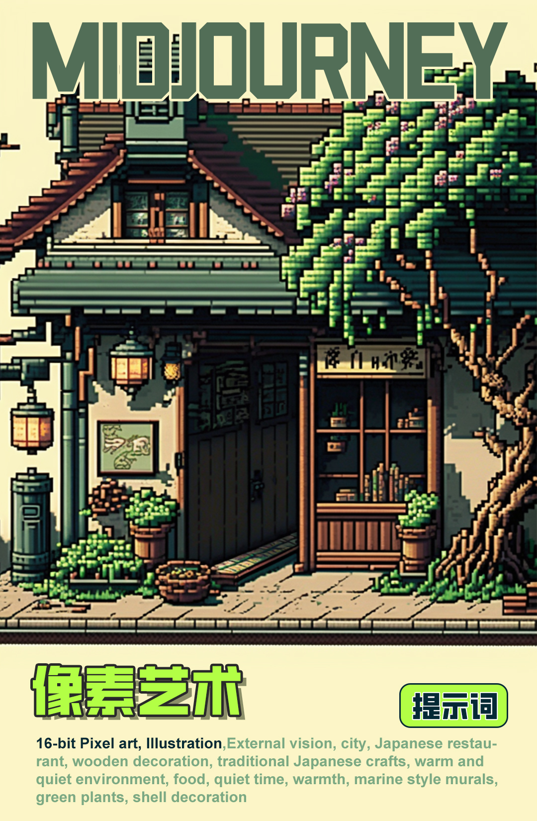 midjourney，ai，AI illustration，artificial intelligence，Pixel Art，