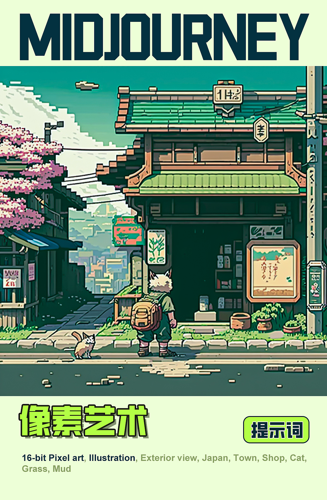 midjourney，ai，AI illustration，artificial intelligence，Pixel Art，