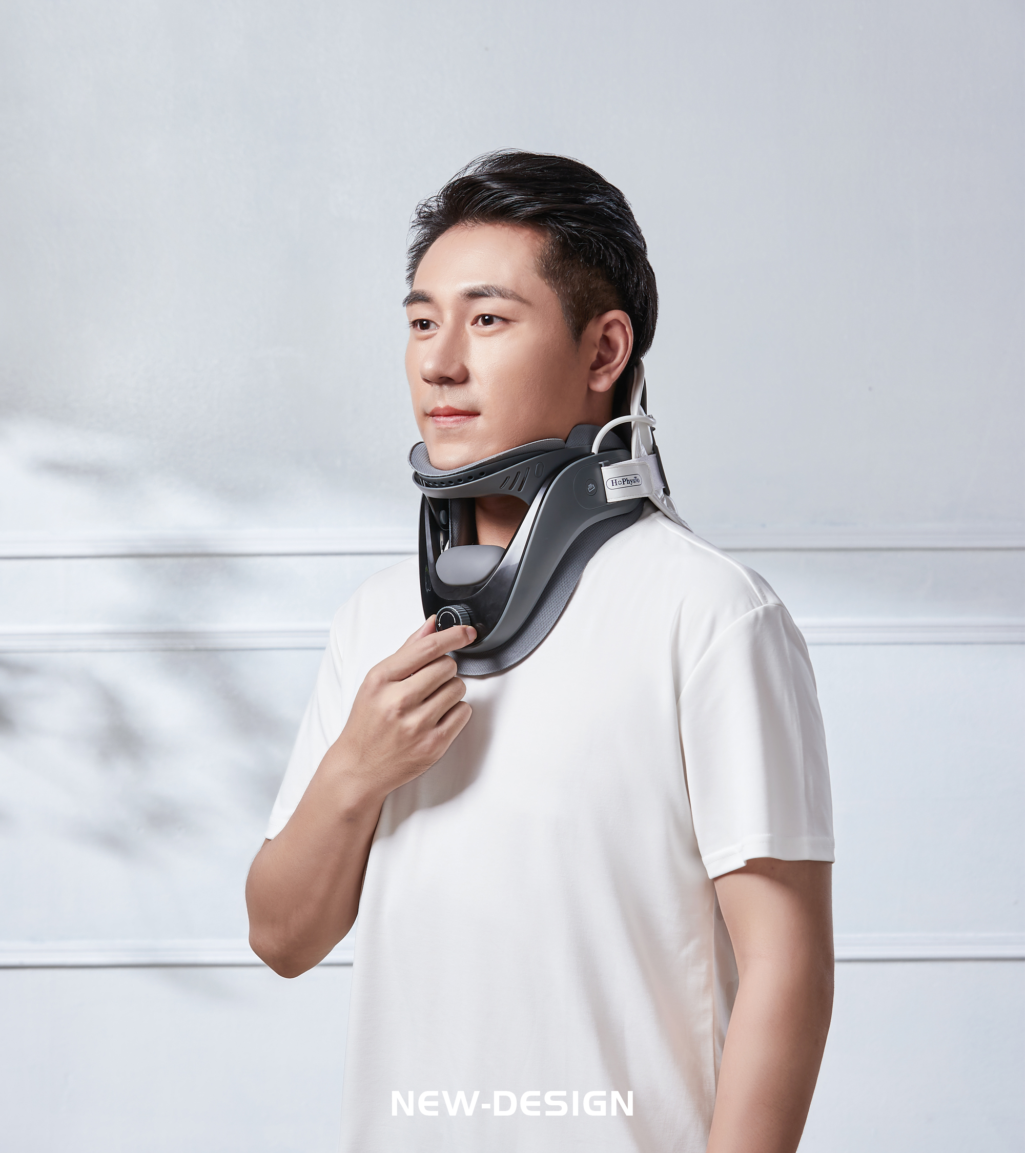 Wireless neck brace，cervical spondylopathy，Traditional Chinese Medicine Health Care，medical apparatus and instruments，Great health，industrial design，