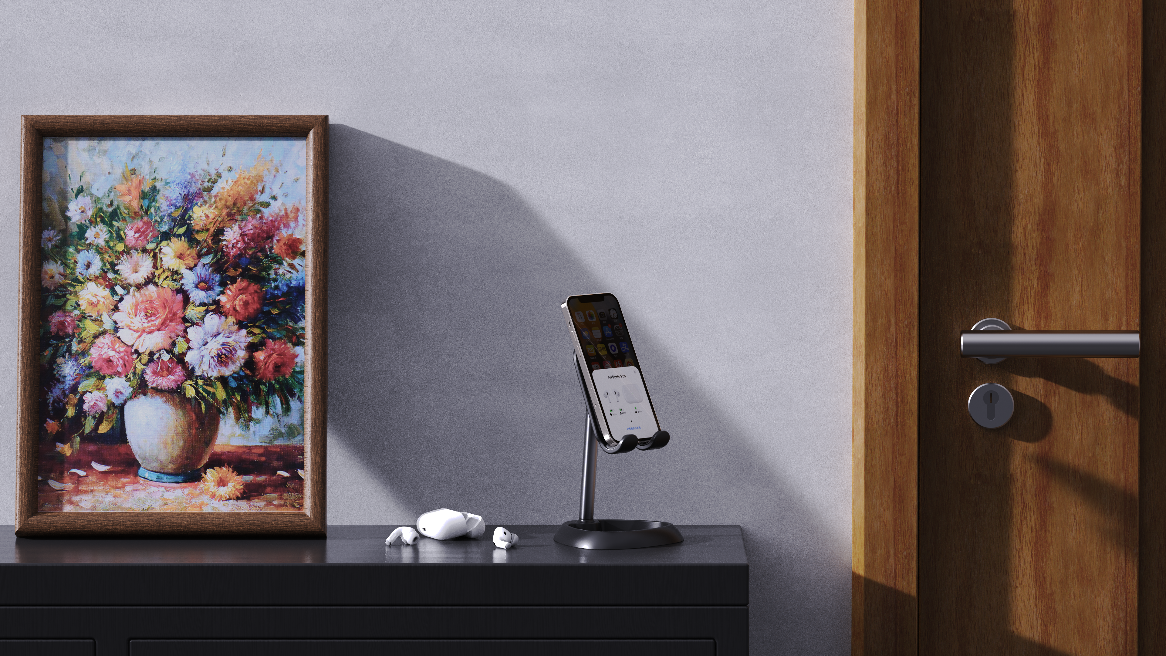 3c，data line，Charging head，Design，Render，Vehicle mount ，Ring support，Desktop Support，