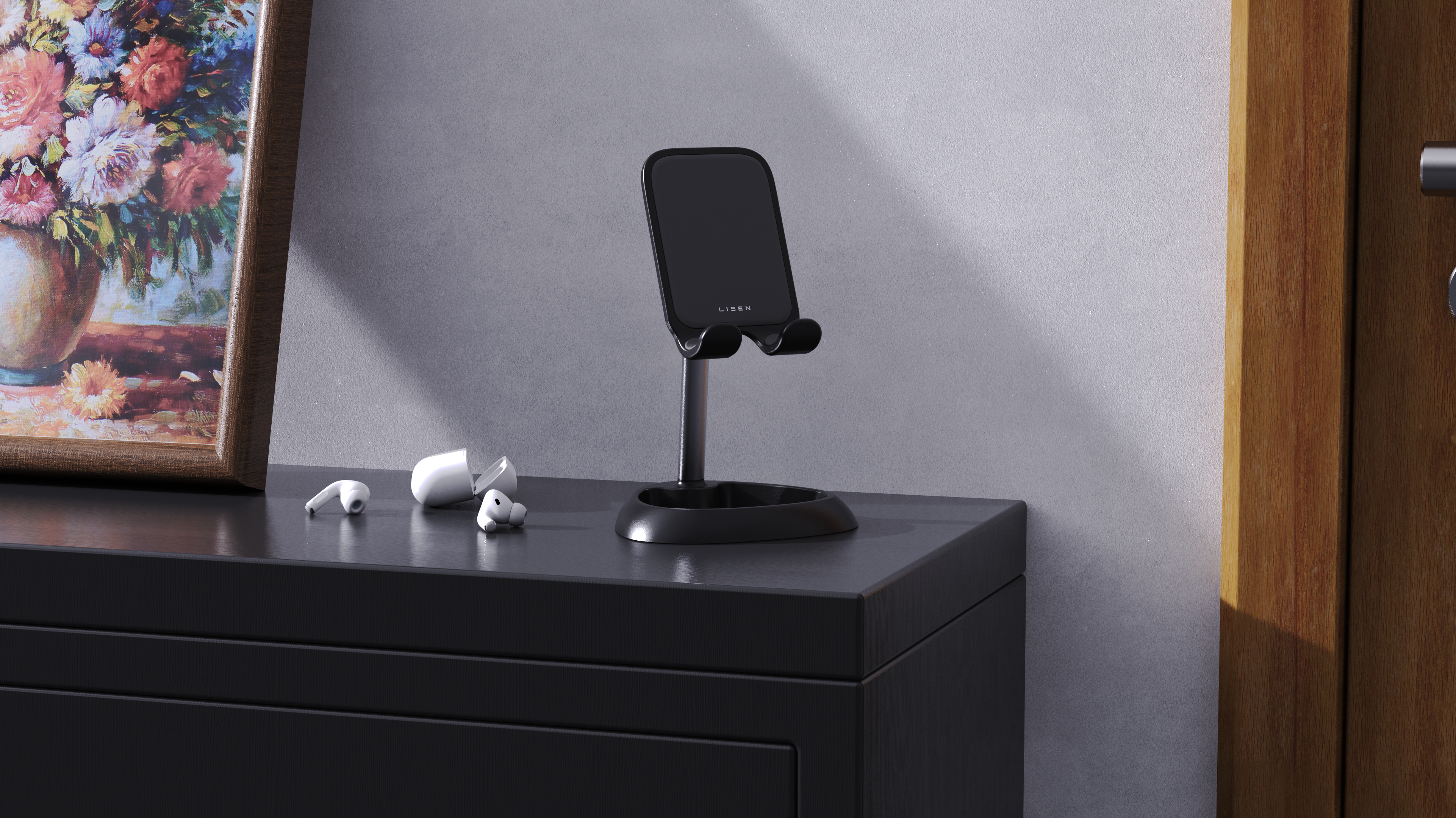 3c，data line，Charging head，Design，Render，Vehicle mount ，Ring support，Desktop Support，