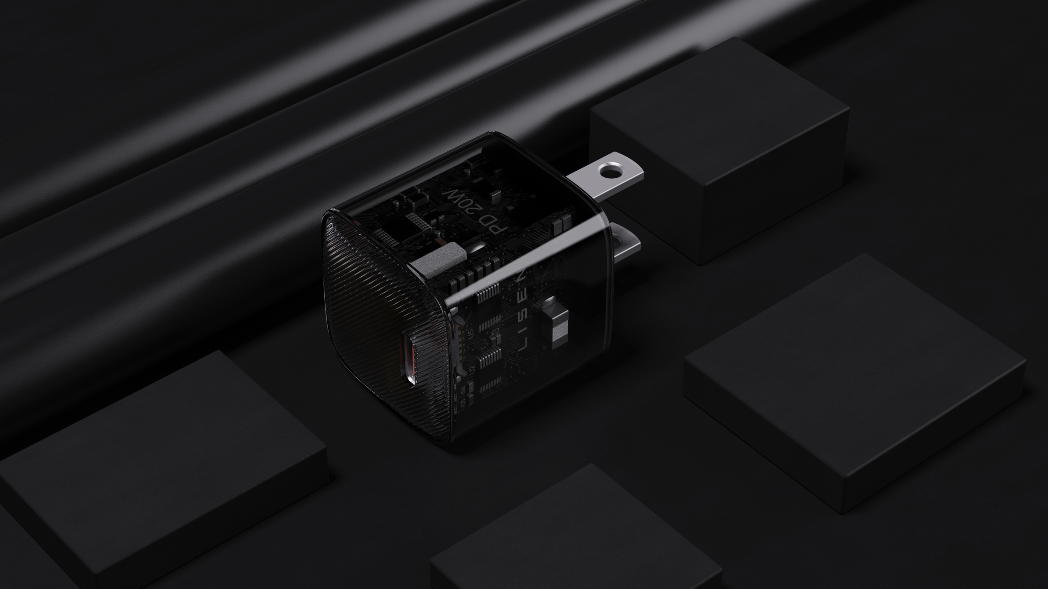 3c，data line，Charging head，Design，Render，Vehicle mount ，Ring support，Desktop Support，