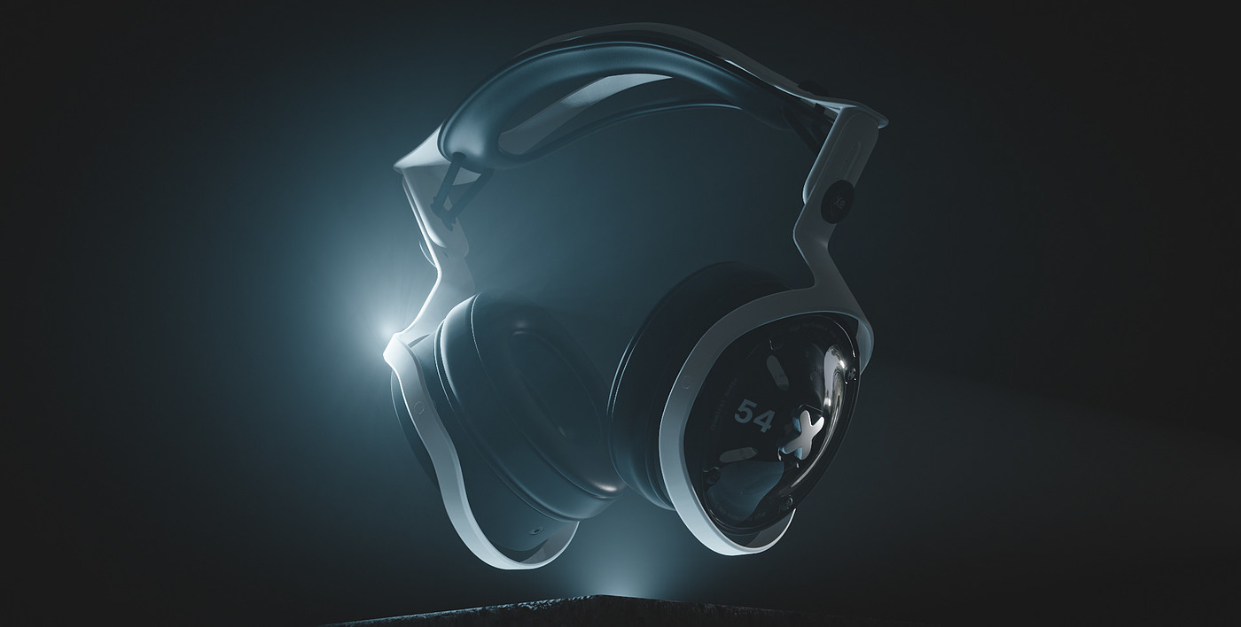 headset，Appearance design，product design，delicate，Chemical Audio，