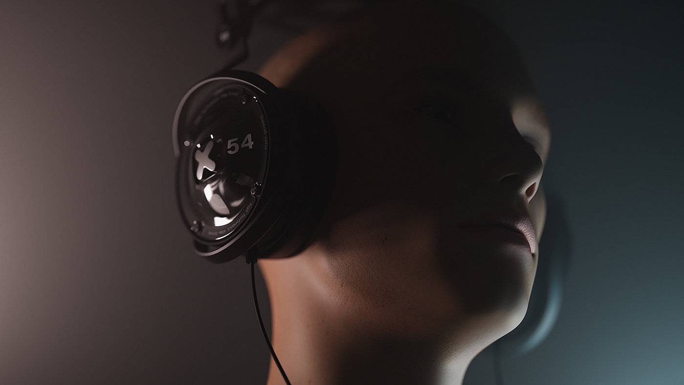 headset，Appearance design，product design，delicate，Chemical Audio，