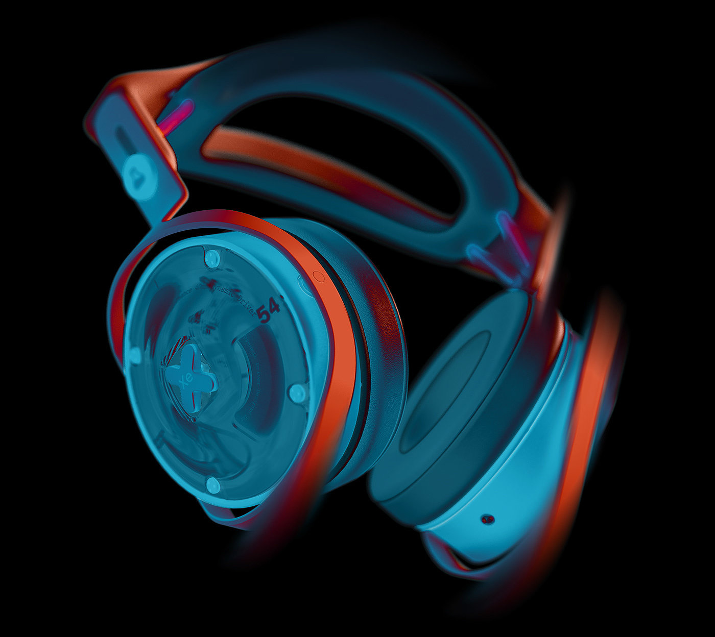 headset，Appearance design，product design，delicate，Chemical Audio，
