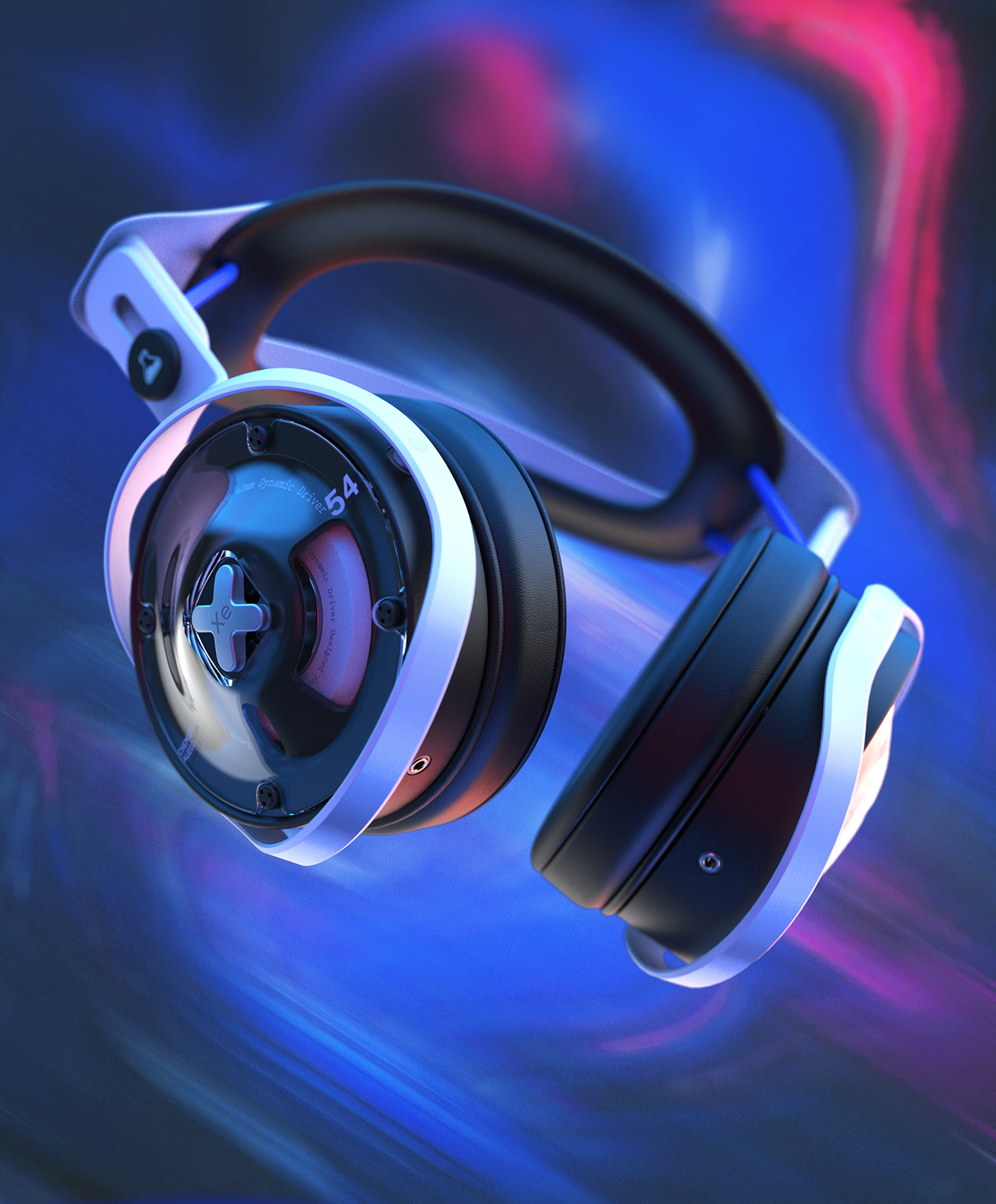 headset，Appearance design，product design，delicate，Chemical Audio，