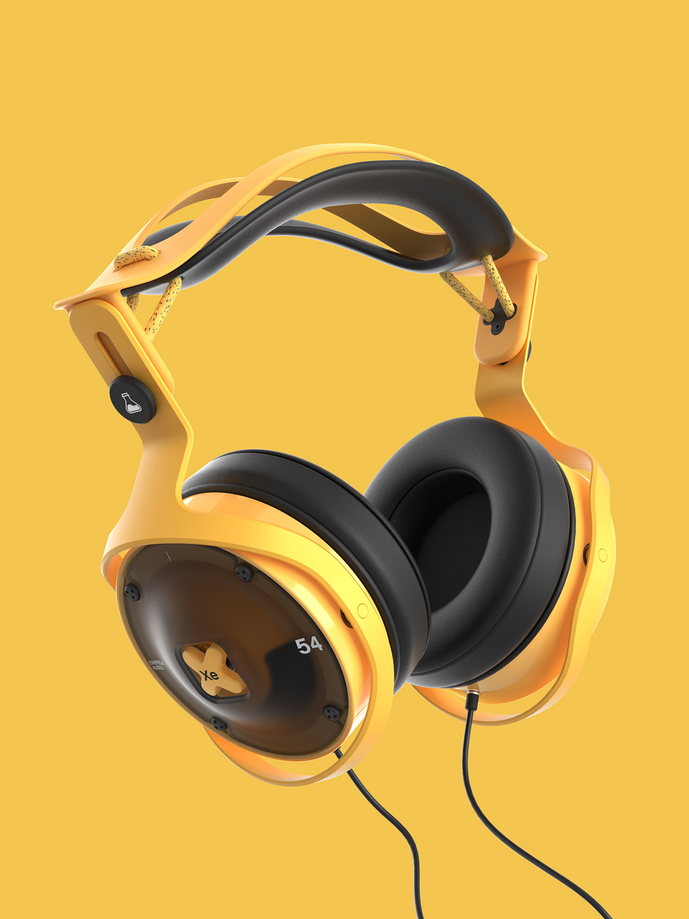 headset，Appearance design，product design，delicate，Chemical Audio，