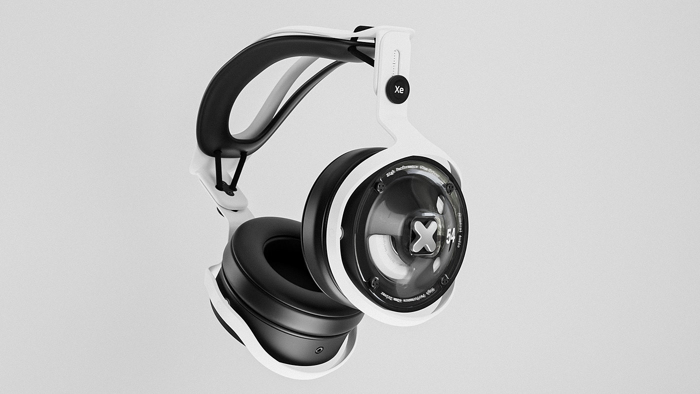 headset，Appearance design，product design，delicate，Chemical Audio，