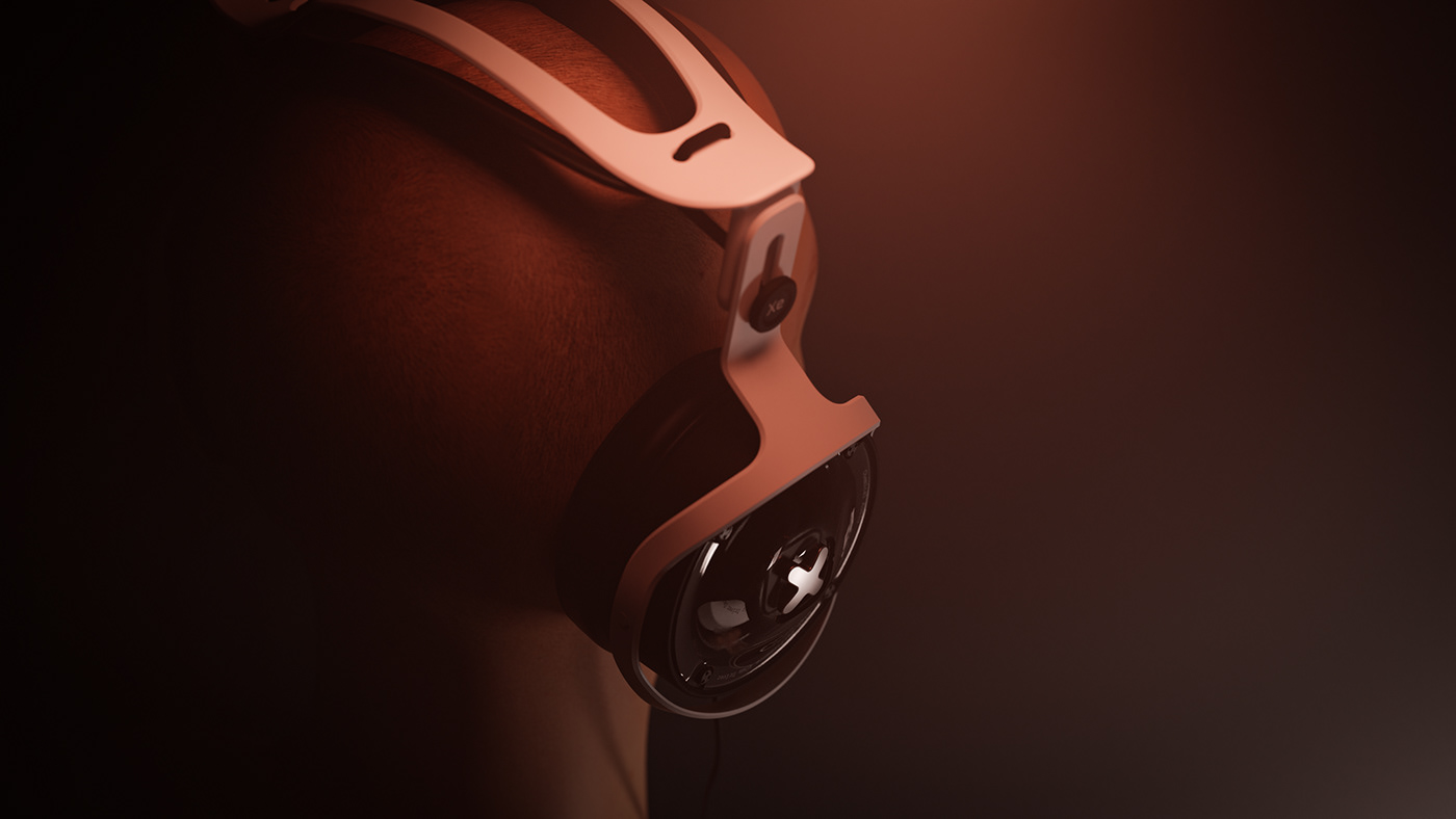 headset，Appearance design，product design，delicate，Chemical Audio，