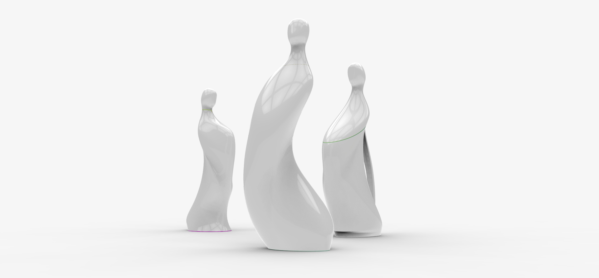 Impression of Oriental beauty abstract and elegant BOTTLE VASE，