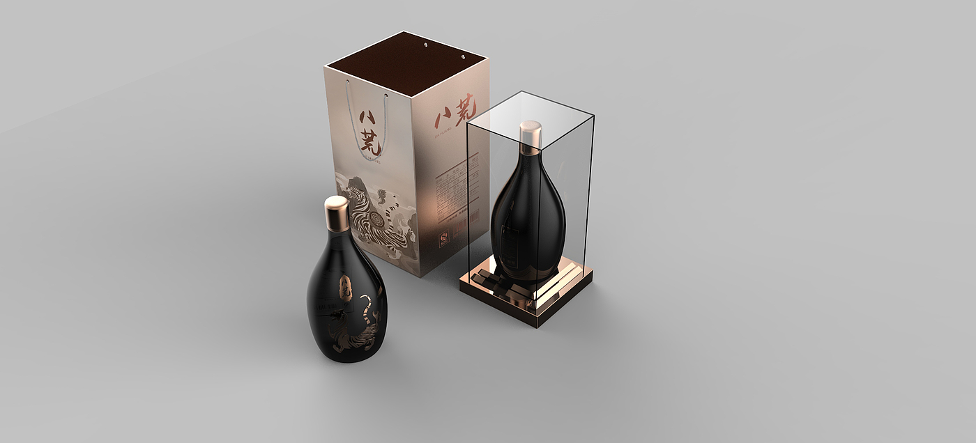 Wine bottle design，