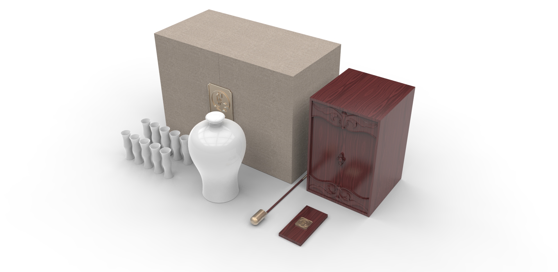 Product design, packaging design，Wine packaging，