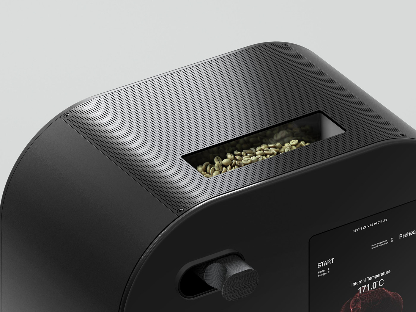 intelligence，Appearance design，product design，Coffee baking machine，