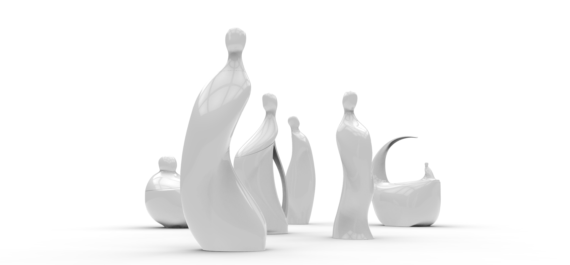 Impression of Oriental beauty abstract and elegant BOTTLE VASE，