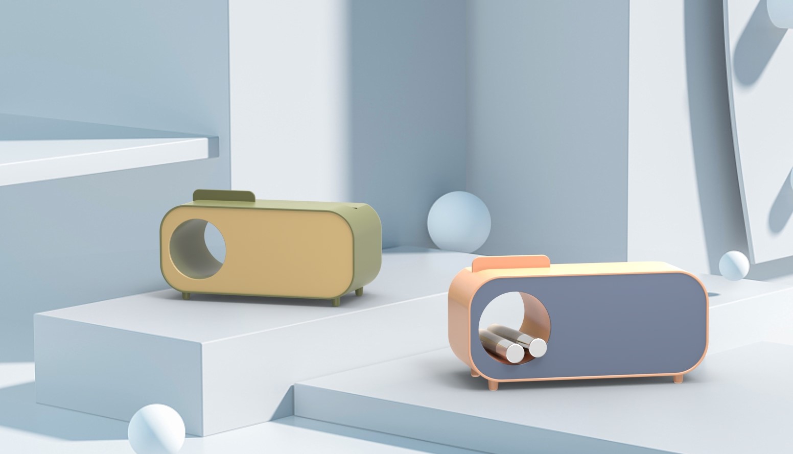 storage box，Tissue box，Remote control，desktop，a living room，