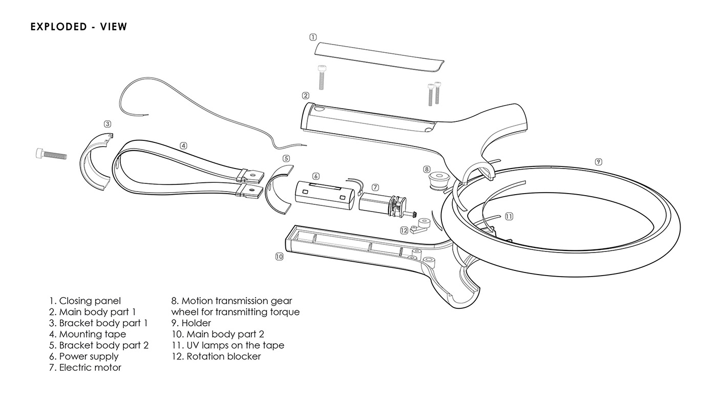 Handrail，Appearance design，delicate，product design，