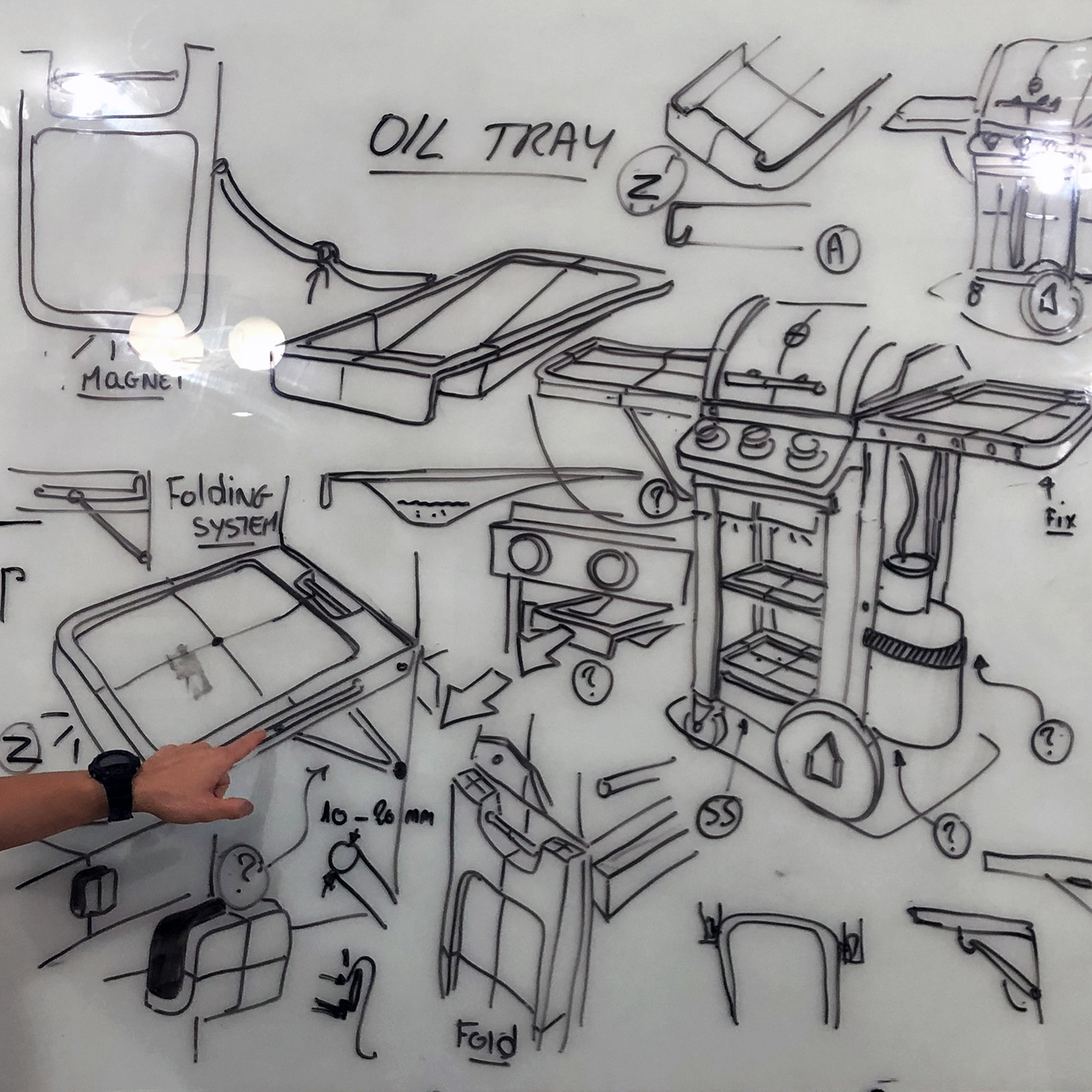 Barbecue rack，multi-function，Appearance design，product design，