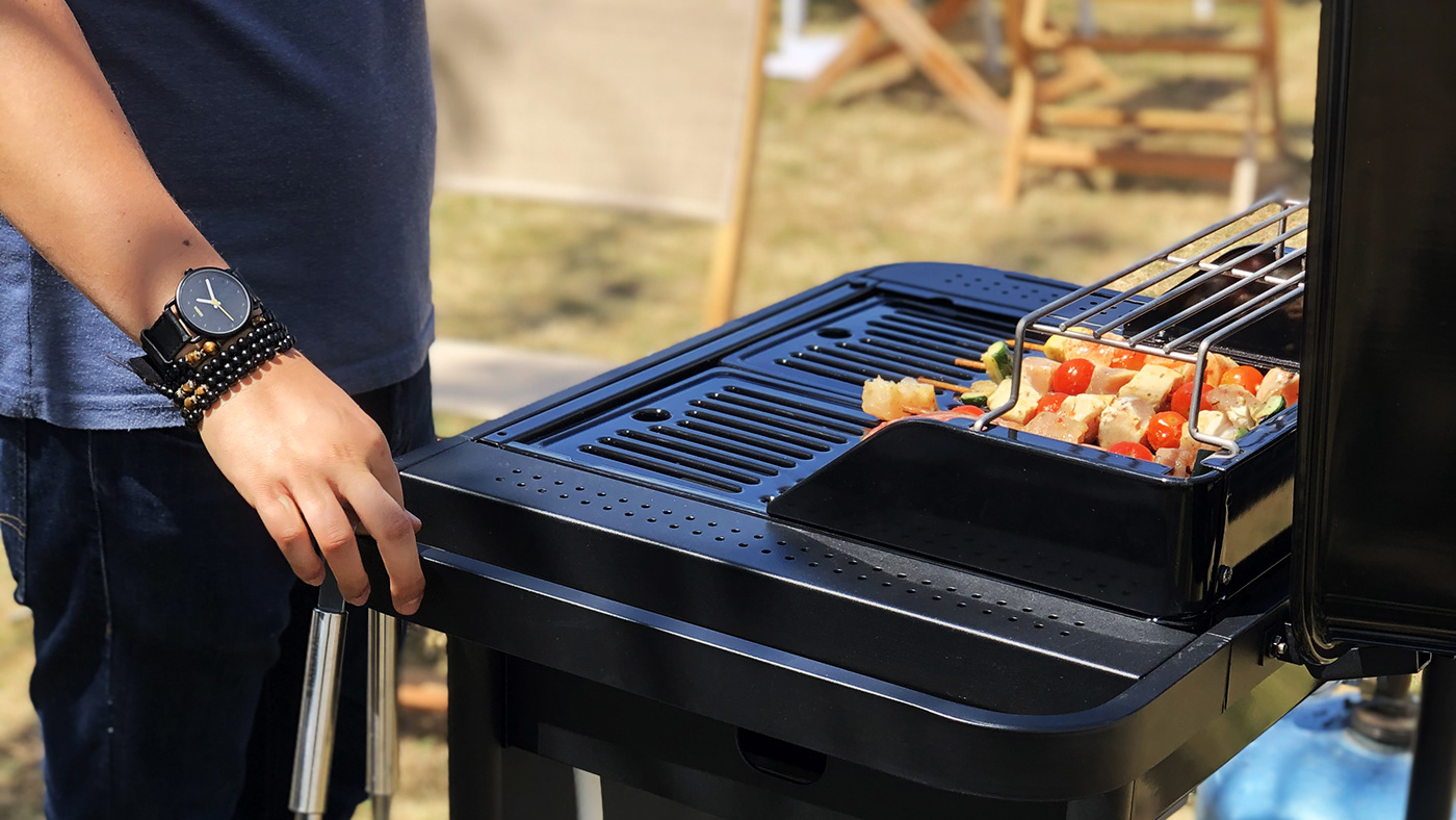 Barbecue rack，multi-function，Appearance design，product design，