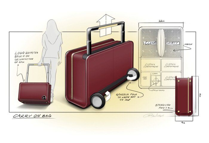 Hand drawn，Leatherwear，Draw bar box，