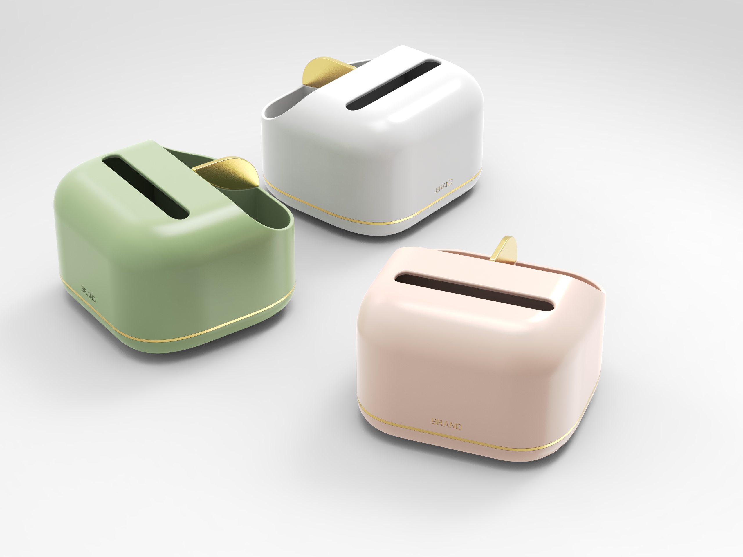 Tissue box，Receive，Light luxury，lovely，