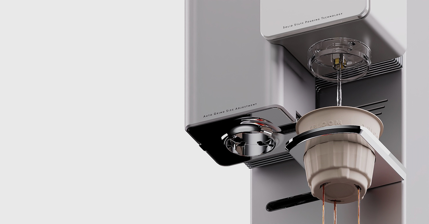 2023CES，BEST_OF_INNOVATION，Coffee machine，industrial design，Make coffee by hand，